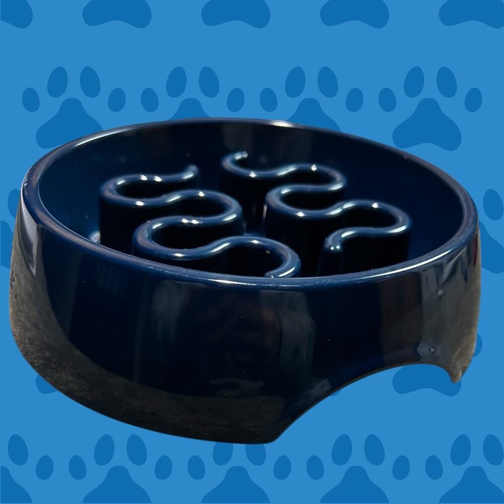 Dod food bowl-for the pup that eats too quickly !